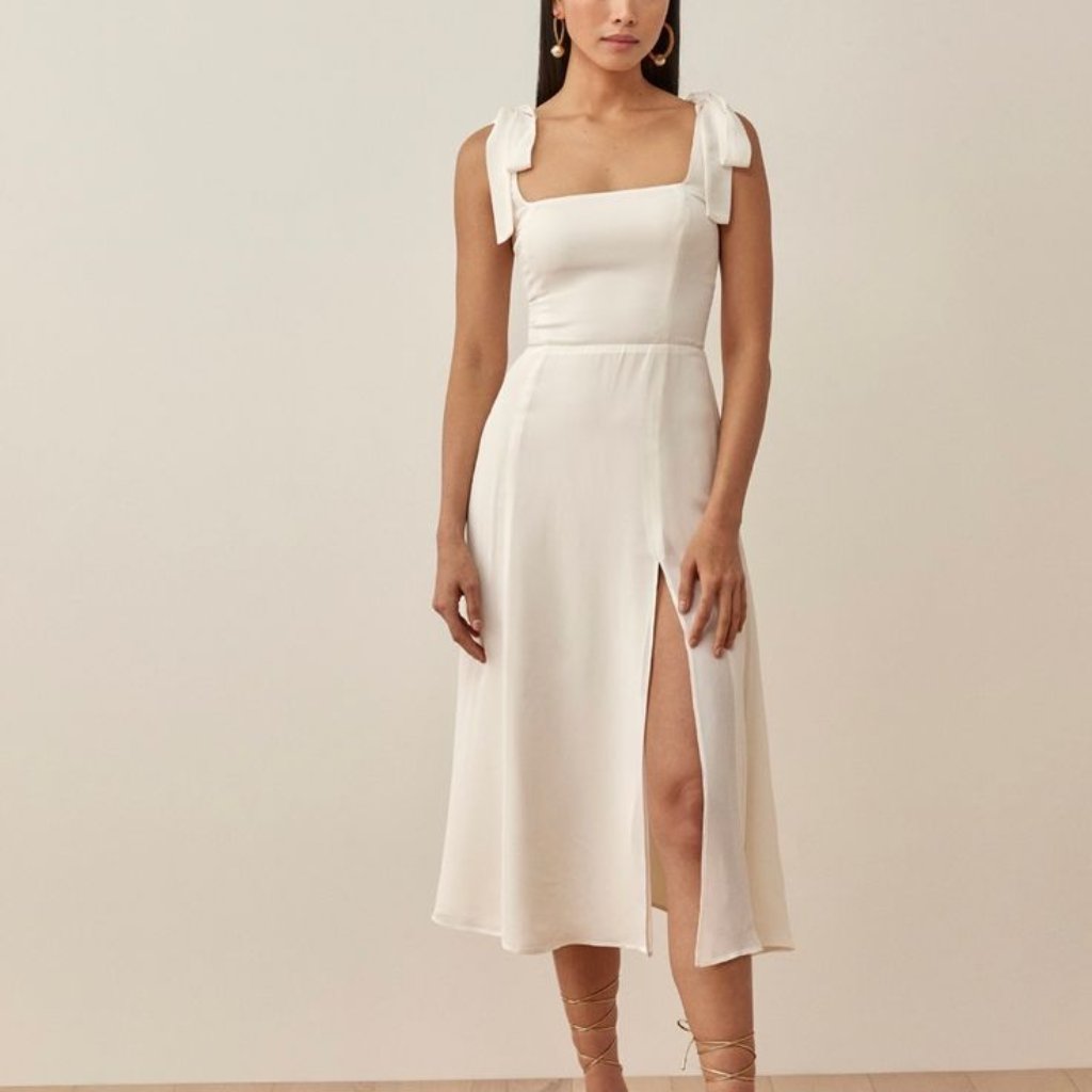 1hr Sale Reformation Twilight Dress Ivory